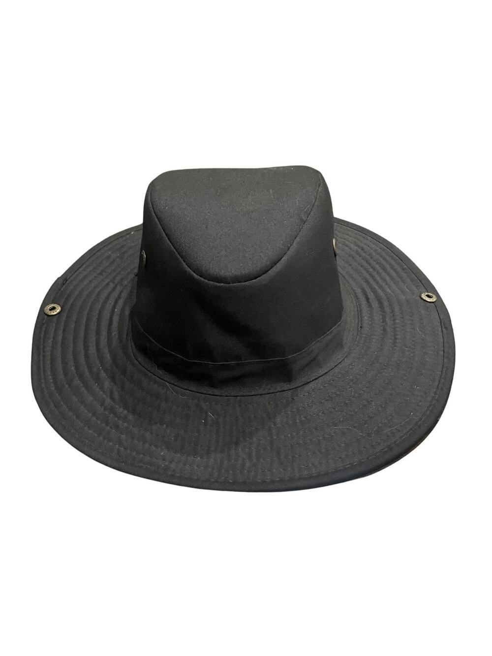 Boonie Hat Aussie Black Flip Brim Ventilation Camp Safari Outdoors Sun Hat NWOT